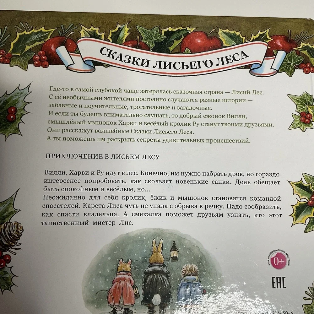Приключение в Лисьем Лесу‎ Russian Kids Book Age 4-8